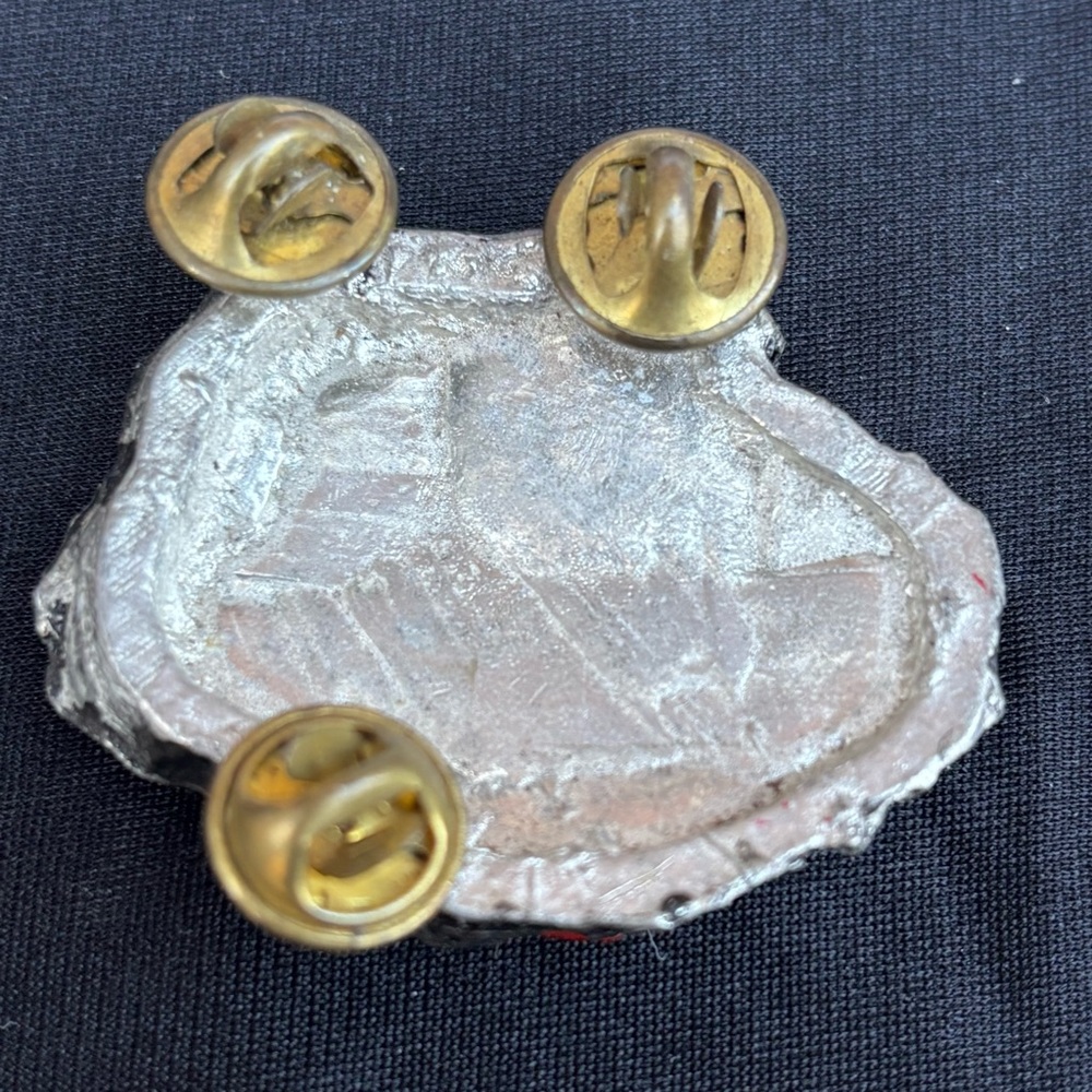 Big BULLDOG USMC Bull Dog Vest Hat Biker Lapel Collectors Pin Accessories 1.5 in - Picture 3 of 5
